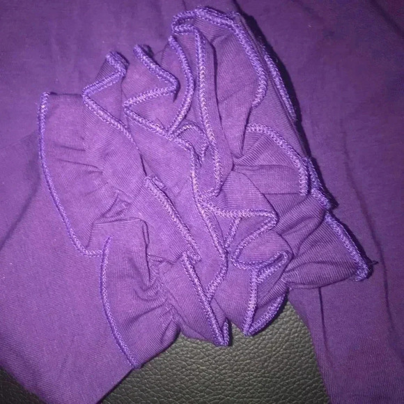 PURPLE TRIPLE RUFFLE PANTS 18 M BEAUTIFUL! - Picture 2 of 6